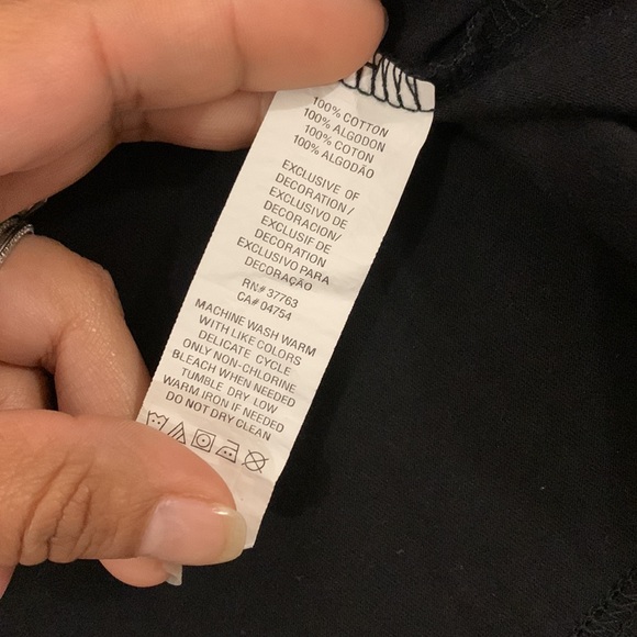 Off-White Black Tee size M - Picture 5 of 5